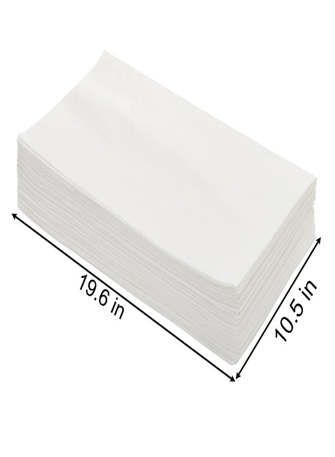 Okllen 200 Pcs Bird Cage Liners, 11x20 Inch Disposable Cage Paper Liners Pad Absorbent Non-Woven Tray Liners for Parrot Parakeet Finch Canary Pet Bird, White - Image 2